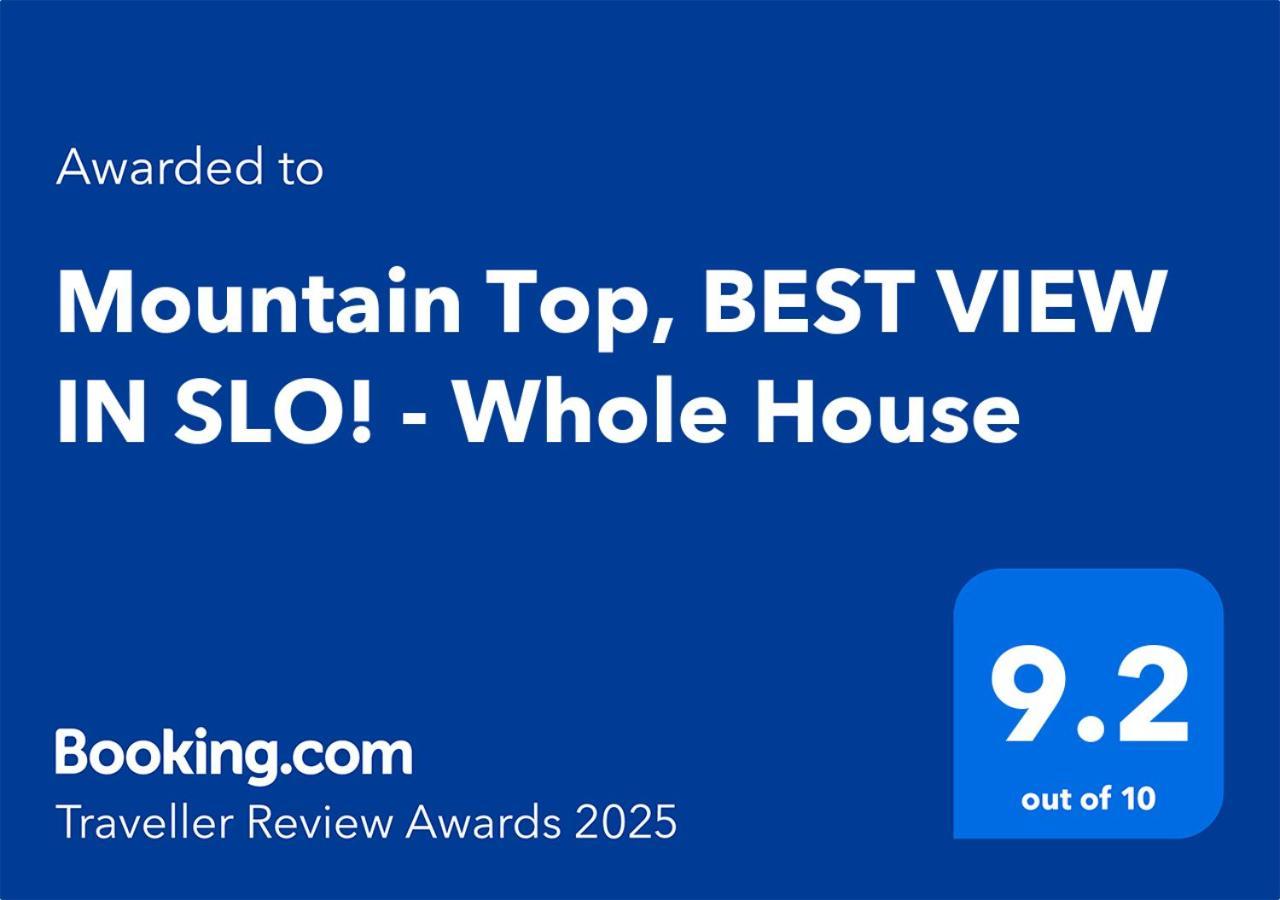 סן לואיס אוביספו Mountain Top Getaway, Best View In Slo! - Whole House מראה חיצוני תמונה